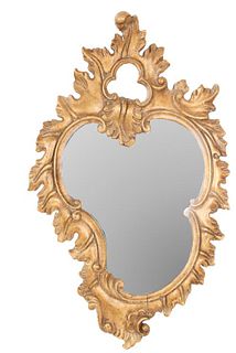 French Reproduction Gilt Wood Mirror