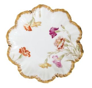 French Limoges Porcelain Plate