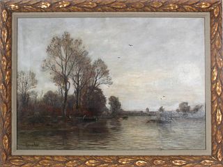 Gilbert Von Canal (1849-1927) Austrian, O/C