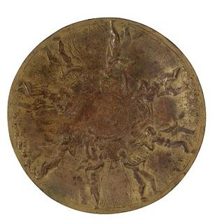 Early 20th C. Gorham Bronze Plate