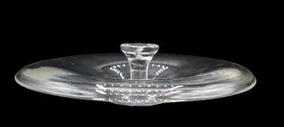 Elsa Peretti for Tiffany & Co Crystal Canape Plate