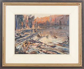 William John Hopkinson (1887-1970) Canada, Oil