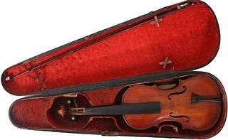 Violin, Bow & Casket Case