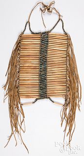 Plains Indian hairpipe bone bead breastplate
