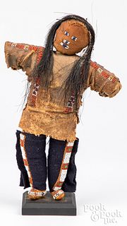 Sioux Indian warrior doll, ca. 1880