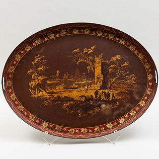 English Painted TÃ´le Tray