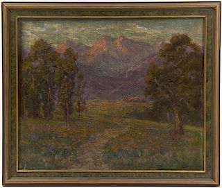 Frederick Carl Smith, (American, 1868-1955), Mountainous Landscape