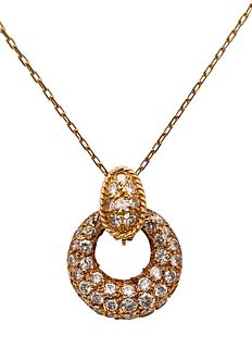 Van Cleef & Arpels Paris Convertible 18k Necklace Diamonds