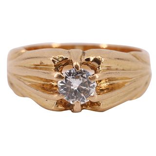 Engagement Diamond 18k Gold Ring