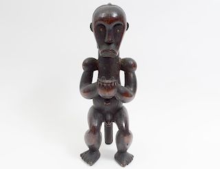AFRICAN FANG TRIBAL CARVING OF A FETISH FIGURE