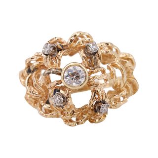 Diamonds & 14k Gold Ring