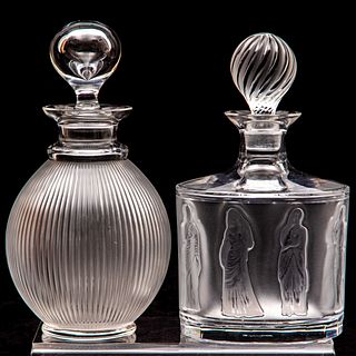 Two Lalique Decanters