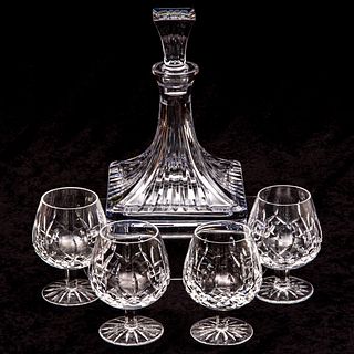 Waterford Crystal Decanter and Balloon Glasses
