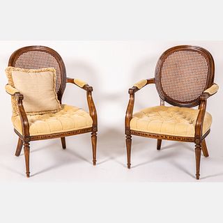 A Pair of French Provincial Fauteuils