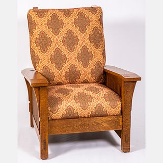 Stickley/E.J. Audi Arts and Crafts Upholstered Chair