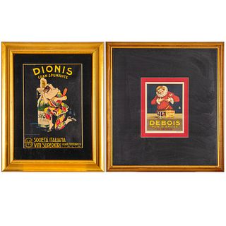 Two Lithograph Advertisement Posters,