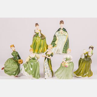 A Group of Royal Doulton Figures