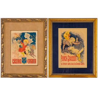 Two French Advertisement Lithograph Posters