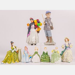 A Group of Porcelain Figurines
