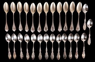 A Group of Frank Whiting Sterling Silver Spoons
