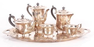 A Mappin and Webb English Sterling Tea Set