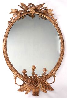 A Large 19th Century Gilt Mirror