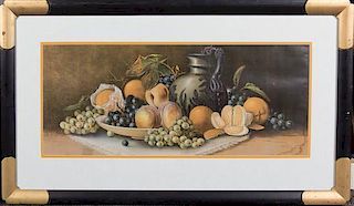 Artist Unknown, (20th century), Still Life with Pitcher and Peaches