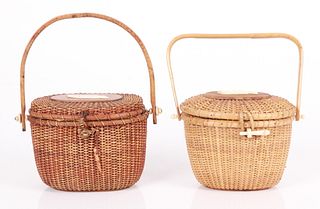 Two Nantucket Style Baskets