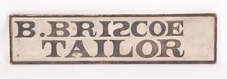 A Large Tailor's Trade Sign