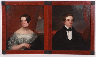 A Pair of American Portraits c. 1830