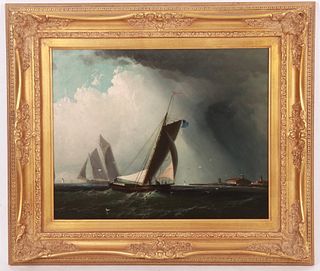 19th Century Nautical Seascape Painting