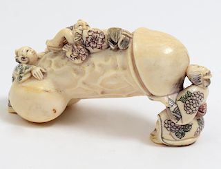 CARVED IVORY EROTIC GROUP