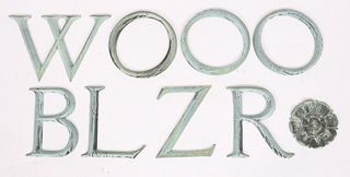 A Group Of Architectural Bronze Letters