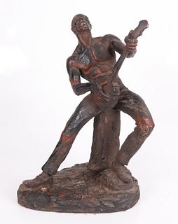 Thomas Holland, Sculpture, Banjo Player
