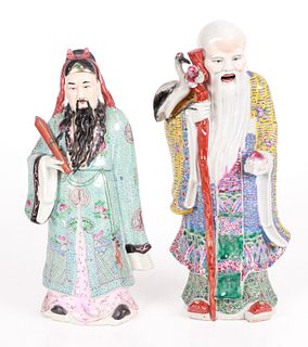 Two Chinese Porcelain Figures