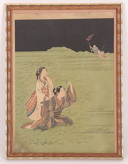 Suikodo Sakei, Japanese Woodblock Print