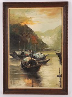 Eddie Sarmiento (Philippines, B. 1940) Boats