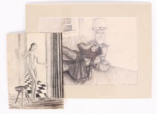 Raphael Soyer (American, 1899 - 1987) Two Works