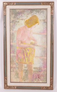 Edna Glaubman (American, 1919 - 1986) Nude
