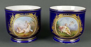 Pair of 19th C. Sevres French Pots
