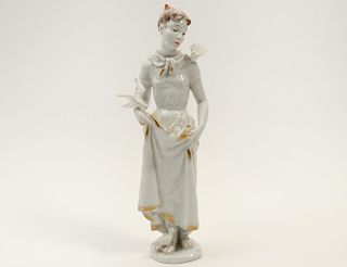 ROSENTHAL PORCELAIN FIGURE OF A MAIDEN