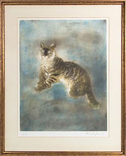 * Kaiko Moti, (Indian, 1921-1989), Cat