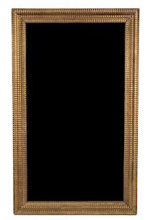 A Rectangular Giltwood Mirror Height 54 3/4 x width 33 1/4 inches.