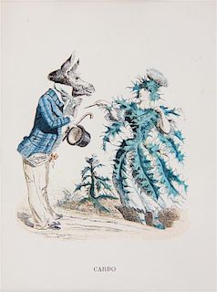 J. J. Grandville, (French, 1803-1847), Flower People