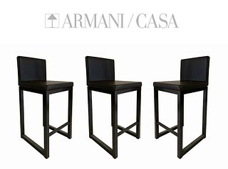 Armani / Casa Modern Bar Stools (Set of 3)