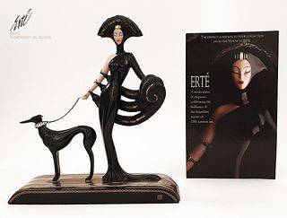 House of Erte "Symphony In Black" Figurine, Ltd Edition