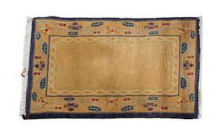 A Set of Three Tibetan Wool Runners Length of largest 14 feet x 2 feet 5 inches.