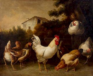 Pier Coust, (Late 19th/ Early 20th century), Seven Roosters