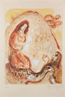 Marc Chagall, (French/Russian, 1887-1985), Rachel Hides Her Father's Household Gods