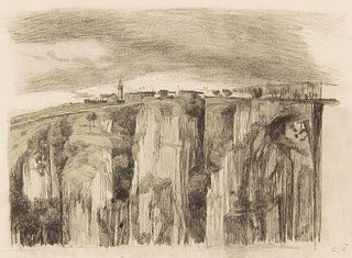 EMILIE MEDIZ-PELIKAN  (Vöcklabruck 1861 - 1908 Dresden)  Cliffs 